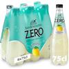 San Benedetto, Bibita Analcolica Gassata al Limone Zero, 6x750 ml, Senza Zuccheri Aggiunti e Senza Calorie, Rinfrescante e Leggera