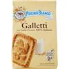 Barilla Mulino Bianco Biscotti Frollini Galletti con Latte Fresco 100% Italiano, 350g