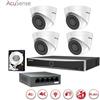 HIKVISION KIT Videosorveglianza IP Hikvision Acusense Nvr 4 canali 4K 4 telecamere dome 2