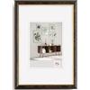 walther design Noce 30 x 40 cm con Bordo Interno Dorato, Cornice Smell Design JD040N