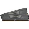 CORSAIR VENGEANCE DDR5 RAM 96GB (2x48GB) 6000MHz CL30 Intel XMP iCUE Memoria Compatibile per Computer - Nero (CMK96GX5M2B6000C30)