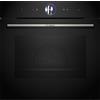 Bosch Forno Elettrico da Incasso Ventilato Multifunzione con Grill e Vapore Capacità 71 Litri Classe A+ Larghezza 60 cm colore Nero - HSG7261B1