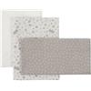 Cambrass Set Lenzuola per Culla Lettino 3 pezzi 100% Cotone ABETE BEIGE 80x120