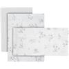 Cambrass Set Lenzuola per Culla Lettino 3 pezzi 100% Cotone MERLO CRUDO 80x120