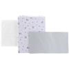 Cambrass Set Lenzuola per Culla Cesta 3 pezzi 100% Cotone GREENY VERDE 100X165