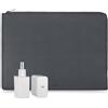 Caricabatterie per laptop (USB-C) - 65W e custodia per laptop | 14 | nero