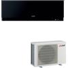 Mitsubishi Electric Condizionatore a muro monosplit MITSUBISHI ELECTRIC Kirigamine 9000 BTU classe raffreddamento A+++, nero