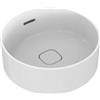 Ideal Standard Lavabo da appoggio Strada II IDEAL STANDARD tondo in ceramica bianco piletta non inclusa
