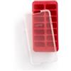 Lekue Vaschetta con Coperchio per 14 Cubetti di Ghiaccio Rettangolari Lekue Red - 882388
