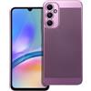 BREEZY CUSTODIA BACK COVER SHELL RIGIDA ANTISCIVOLO TRAFORATA PER SAMSUNG GALAXY A05S PURPLE