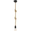 Eglo Leuchten my light Lampadario a sospensione Rampside con corda stile marino 1XE27 43256/20