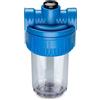 WK - Contenitore Vuoto per Filtrazione Acqua da 5 Pollici con Attacchi da 1/2 Pollice, Utilizzabile con Tutte le Cartucce
