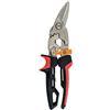 Fiskars Cesoie per lamiere, Taglio a sinistra, Fino al 40% di potenza in più, Lunghezza 24,7 cm, Acciaio trattato termicamente/Plastica, Nero/Rosso/Arancione, PowerGear, 1027209