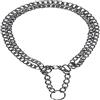 Trixie Chromed Double Row Semi-Choke Chain with Strain Relief, 40 cm x 2.0 mm