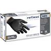 REFLEXX GUANTI MONOUSO NERI IN NITRILE SENZA POLVERE ULTRA RESISTENTE TAGLIA XL 50 PEZZI N85B-REFN85B-XL