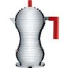 Alessi - Caffettiera espresso italiano Pulcina - Metallo - Ghisa di alluminio - Designer Michele de Lucchi