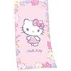 Herding Hello Kitty - Telo mare in spugna velour, 100% cotone/velour, 75 x 150 cm