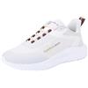 Calvin Klein Jeans Eva Runner Low Lace Ml Mix Ym0ym00968, Scarpe da Ginnastica Uomo, Bianco O Mushroom Bitter Chocolate White, 46 EU