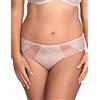 Vivisence Slip Femminile Bicolorato con Pizzo 1044, Rosa,46