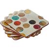 Creative Tops Retro Spot-Sottobicchieri in Sughero, in Legno, Colore: Multicolore, 6 Pezzi