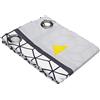 douceur d'Intérieur Yellow Mix Tenda a Occhielli Poliestere Stampato 260 x 140 x 0,1 cm