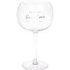 Maturi Bicchiere da gin Maturi 'First My Grandma Forever My Friend' sentiment con cuori - 625 ml