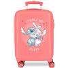 Disney Joumma Stitch Cuddle Me Valigia da Cabina Rosa 38 x 55 x 20 cm Rigido 2 kg Chiusura a combinazione Laterale ABS 2 kg 34 L Bagagli a Mano, Rosa, Taglia unica, Valigia cabina
