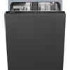 Smeg ST273CL. Posizionamento dell'apparecchio: A scomparsa totale, Dimensione: Dimensione massima (60 cm), Colore pannello di controllo: Nero. Numero di coperti: 13 coperti, Classe emissione rumore: C, Emissione acustica: 47 dB. Regolazione piedini: 7 ...