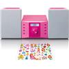 Lenco Lenco MC-013PK impianto stereo portatile Digitale 4 W Rosa MC-013PK