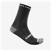 Castelli Calzini Castelli ROSSO CORSA 15 - Colore Nero