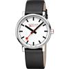 Mondaine Orologio Analogico al Quarzo Uomo con Cinturino in Pelle MSE.40110.LBV