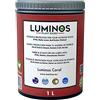 Solrac Luminos LUM1110 - CORAL - Impregnante e finitura protettiva per legno bio. Lasur all'acqua - Rosso 1L