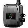 puseky Pompa di aumento della pressione, 24 V, pompa di aumento dell'acqua domestica, 150 W, automatica, mini pompa per doccia calda e fredda con accessori di installazione per acqua di rubinetto, WC, bagno,
