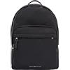 Tommy Hilfiger Zaino Uomo Signature Backpack Impermeabile, Nero (Black), Taglia Unica