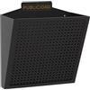 Arregui E2311 Cestino pubblicitario in acciaio | 11 L | 30,5 x 32 x 19 cm | Nero