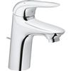 Grohe 23709003 Eurostyle New Miscelatore Monocomando per Lavabo, Leva Aperta, Cromo, Taglia S