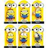 Play by Play Minions Rise of Gru Minions - Peluche di alta qualità, Bob, Otto, Kevin, Stuart, Dave con occhi in PVC, licenza originale (Keychain 1 pezzo di design casuale)
