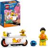 LEGO City Stuntz Stunt Bike Vasca da Bagno, Moto Giocattolo Carica e Vai con Minifigure, Giochi per Bambini e Bambine dai 5 Anni, Idea Regalo 60333