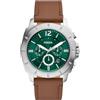 Fossil Orologio Analogico al Quarzo Uomo con Cinturino in Pelle BQ2821