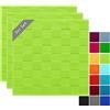 Lashuma Strofinacci cucina cotone Verde Mela, Lissabon Canovacci cucina 3 pezzi, Asciugamani 50x50 cm