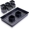Zenker Teglia da forno con numeri e lettere - Set da 9 pezzi per dolci creativi, rivestimento senza PFAS, resistenza al calore +230 °C