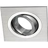 Wonderlamp W-E000006 Classic Classic - Kit di faretto da incasso quadrato, Alluminio, Portalampade incluso: GU10, 9 x 9 x 2,5 cm