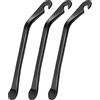 nuoshen 3 leve per pneumatici per bicicletta, 120 x 7 mm, in acciaio al carbonio, ergonomiche, per biciclette da corsa, mountain bike, colore nero