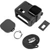 RETUOLWAG Custodia in silicone per fotocamera, include batteria laterale, protezioni per fotocamere, copriobiettivi, cordino