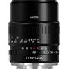 TTArtisan Obiettivo macro F2.8 da 40 mm con corpo in metallo compatibile con attacco Fuji X - Nero