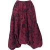 GURU SHOP Guru-Shop, Pantaloni Aladdin Pantaloncini Harem Pantaloncini 7/8 Lunghezza, Rosso, Cotone, Dimensione Indumenti:S/M (38), Pantaloni