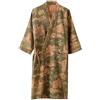 Jiabing Accappatoio da uomo, kimono, vestaglia in cotone con doppio jacquard, sottile, taglia grande, unisex, leggero, per sauna, accappatoio giapponese, maglione leggero, giallo., L