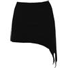 GURU SHOP Pixi Goa Top, gonna da yoga, da donna, in cotone, colore: nero, Nero , 38