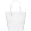 CAFèNOIR Borse a spalla Donna VD0601 Tessuto Bianco - Taglia Unica