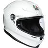 Agv Casco Integrale in Fibra Moto AGV K6 Mono Bianco Lucido